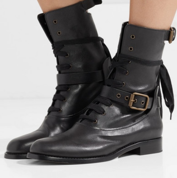 chloe biker boots